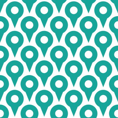 Harita PIN simgesi desen.