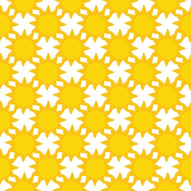 Yaz güneş seamless modeli-ebilmek var olmak kullanılmış için duvar kağıdı, desen f