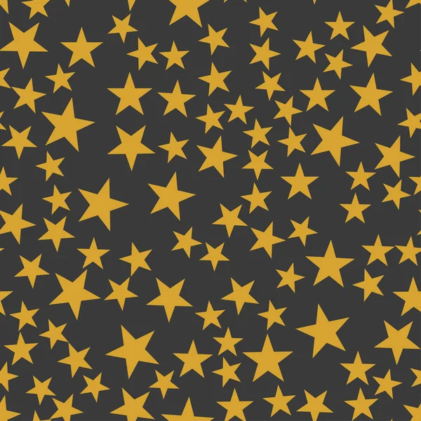 The orange stars pattern — Stock Vector