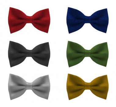 Bowties gerçekçi vektör çizim