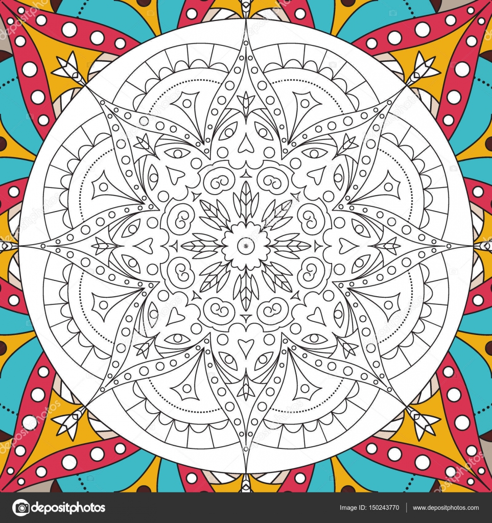 Livre de coloriage anti stress imprimable page pour adultes conception de mandala activités pour les enfants plus