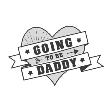 İzole mutlu gün tırnak beyaz arka plan üzerinde babalar. Dünya s en iyi babası. Tebrikler baba etiketi, rozet vektör. Baba öğeleri