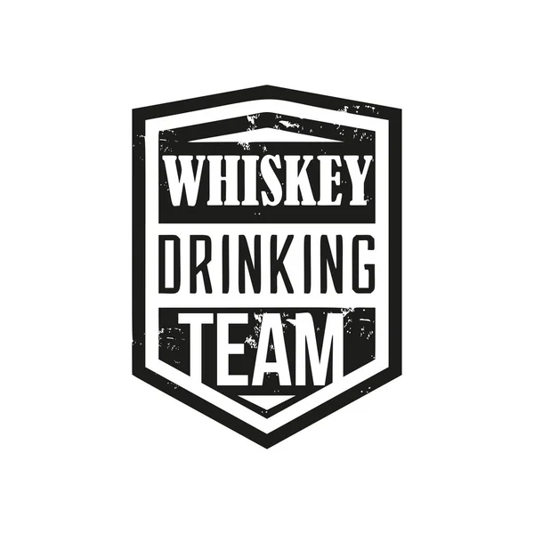 Whisky vector badge — Stockvector