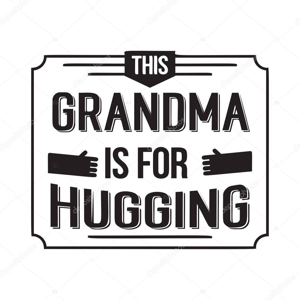 Best grandma handwritten in black