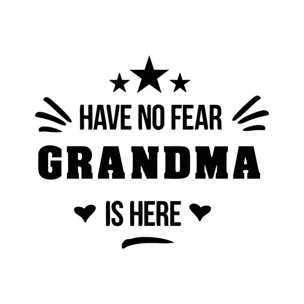 Лучшая бабушка, написанная черным от руки
