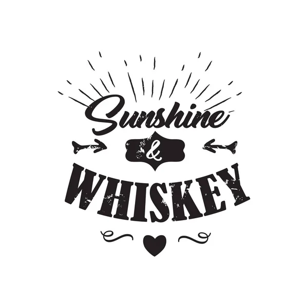 Insignia vector de whisky — Vector de stock