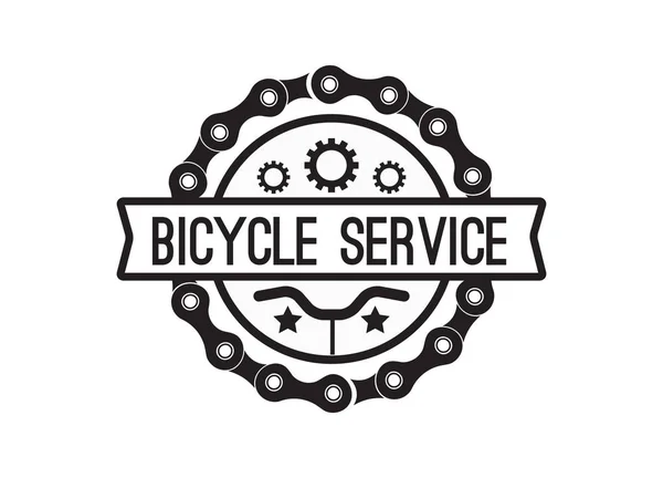 Винтажный стиль значка велосипедиста — стоковый вектор