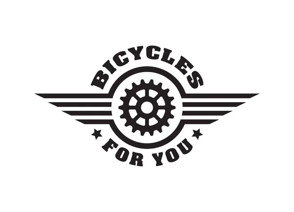Badge bici stile vintage — Vettoriale Stock