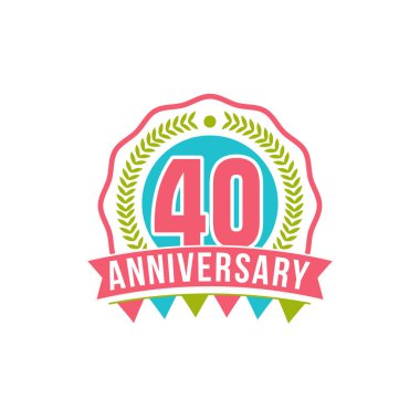 Yıldönümü kırk yıl numarası.