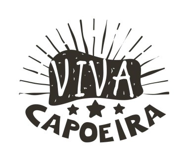 Capoeira sadece cesur poster için