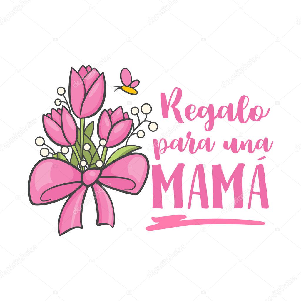 Download Spanish mother day greeting — Stock Vector © Peliken ...