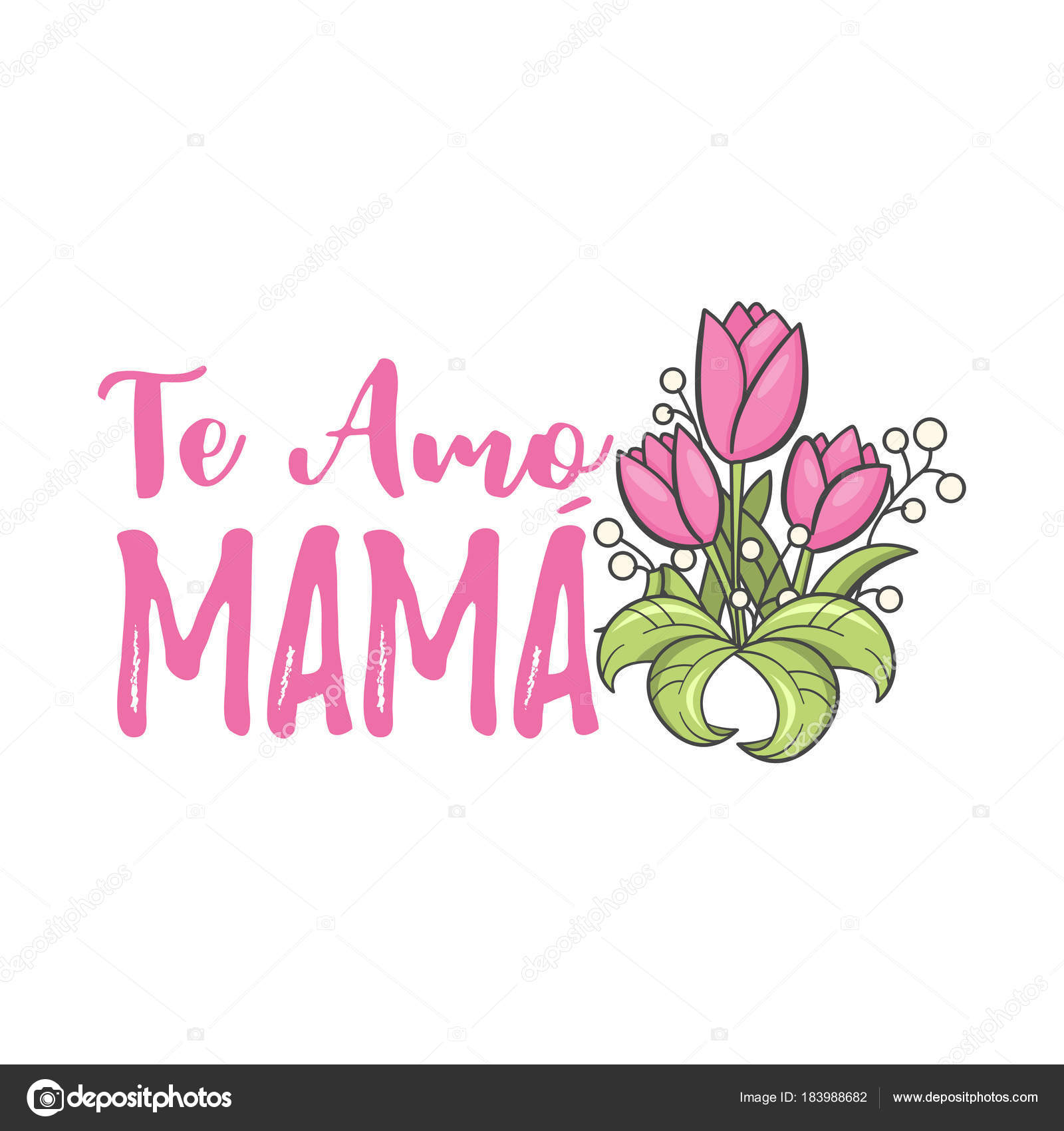 Spanish Mother Day Greeting Vector Image By C Peliken Vector Stock 196 Spanish Mother Day Greeting Vector Image By C Peliken Vector Stock 196