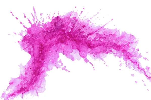 Roze plons in aquarel — Stockfoto