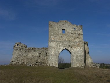 Vyizdnoyi Kulesi 'nin kalıntıları.