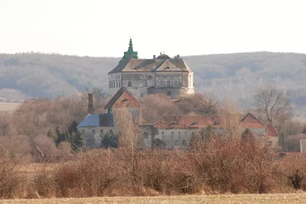 Capuchin Monastery and Olesko — Stock Photo, Image