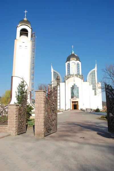 Церковь Пресвятой Девы Марии в Черткове — стоковое фото