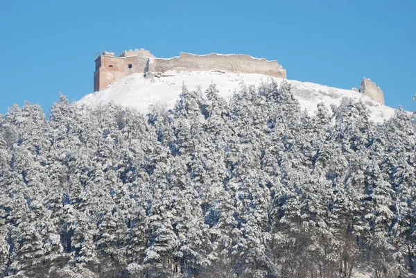 Mura degli Oborni del Colle del Castello — Foto Stock