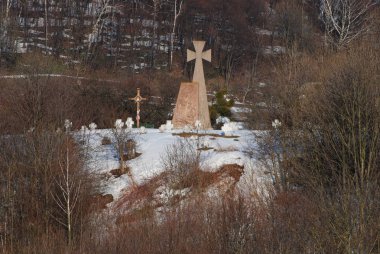 Kazak Mezarlığı Anma Tabelası