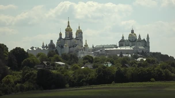 Santa Uspenska Pochayiv Lavra — Video Stock