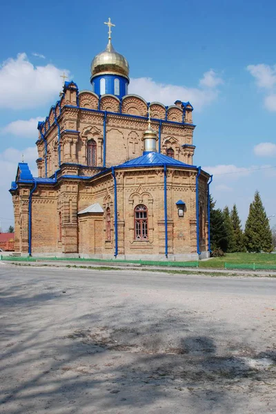 Svyatopokrovska (полк) Церква в Кременецях — стокове фото