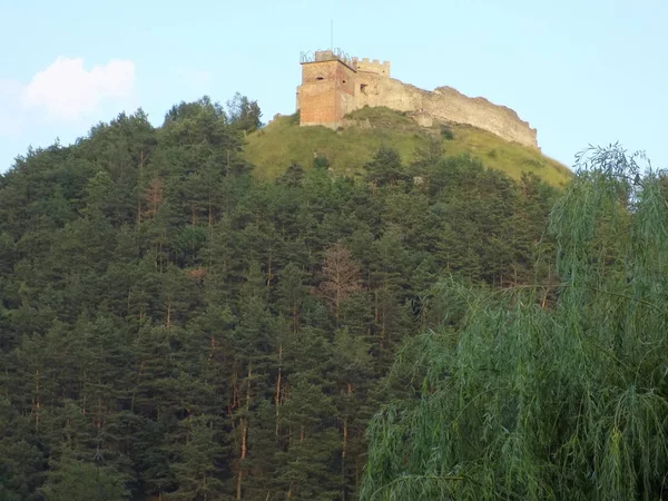 Obornni Mauern des Burgberges — Stockfoto