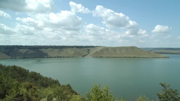 Dniester reservoir or Galician Sea — Stock Video