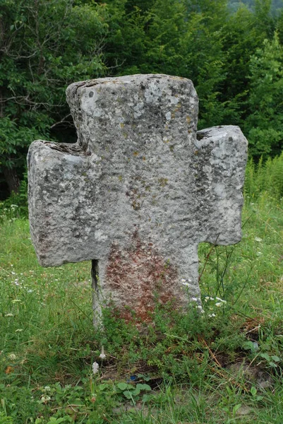 Memorial Sign Cossack cemetery — Stock Photo, Image