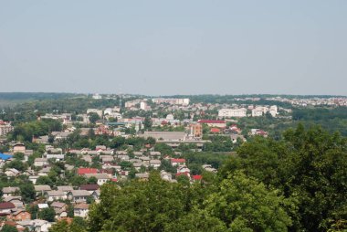 Şehir Zalishchyky Ternopil bölgesi. Ukrayna