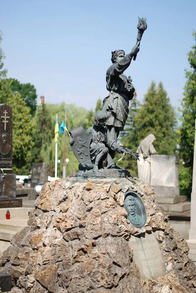 Museo Histórico Cultural Del Estado Reserva Lychakiv Cementerio Lviv —  Fotos de Stock