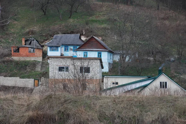 Ogólny Widok Obrzeża Małego Miasteczka — Zdjęcie stockowe