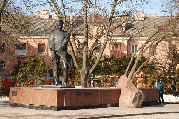 Monument Till Ivan Franko Ternopil — Stockfoto