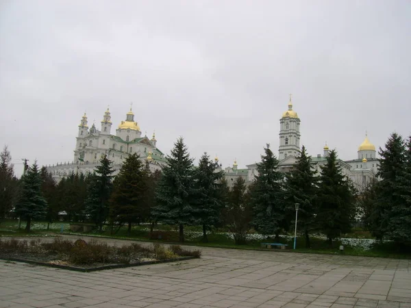 Antagande Katedralen Den Heliga Dormition Pochayiv Lavra — Stockfoto