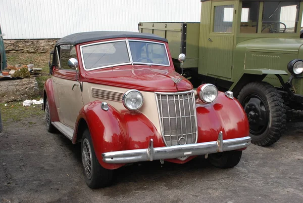 Carro Retro Leve Vista Geral Março 2018 — Fotografia de Stock