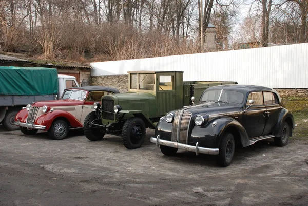 Lekki Samochód Retro Ogólny Widok Marca 2018 — Zdjęcie stockowe