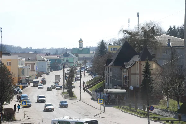 Οδός Kremenets Περιοχή Ternopil Shevchenko Ουκρανία — Φωτογραφία Αρχείου