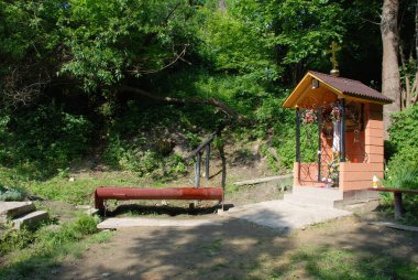 Bir küçük Şapel ve haç