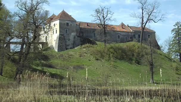 Tipos Arquitectónicos Castillo Svirzh — Vídeo de stock