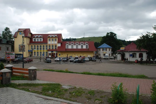 Celkový Pohled Okraji Malého Města Července 2011 — Stock fotografie