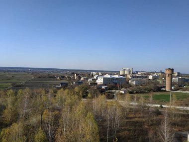 Pencereden şehre olan manzara.