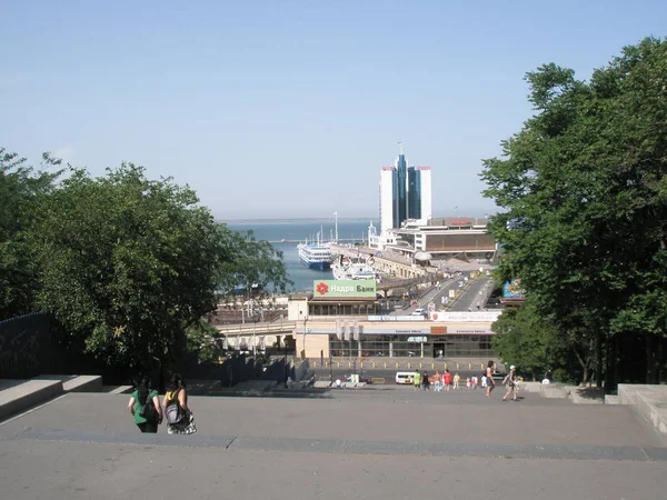 Odesa Sea Port Allmän Bild — Stockfoto
