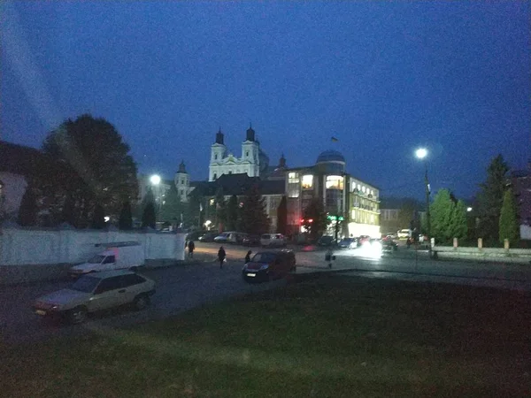 Abendliche Silhouetten Der Altstadt — Stockfoto