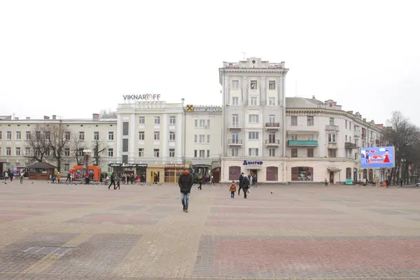 Praça Teatro Canto Ternopil — Fotografia de Stock