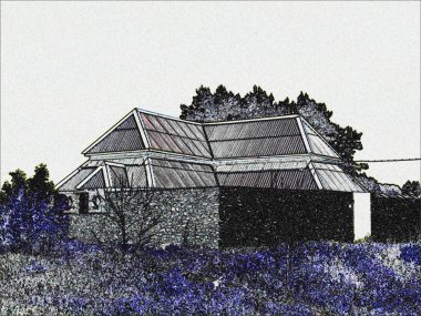 Pencereden şehre olan manzara.