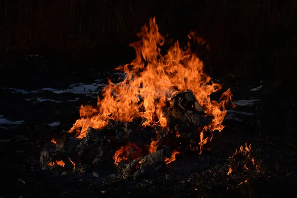 Vuur Een Vlam — Stockfoto