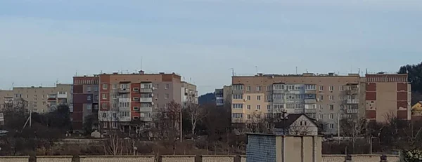 Vista Desde Ventana Ciudad — Foto de Stock