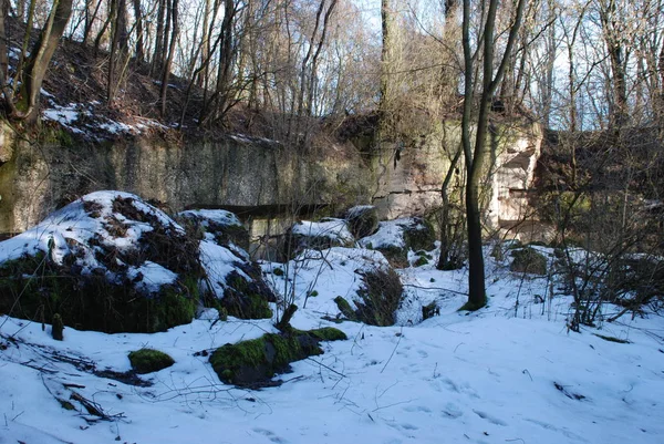 Fort Miejscowości Karaluchy Dubensky Powiat Obwodzie Rówieńskim — Zdjęcie stockowe