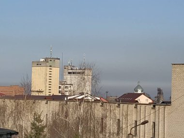 Pencereden şehre olan manzara.