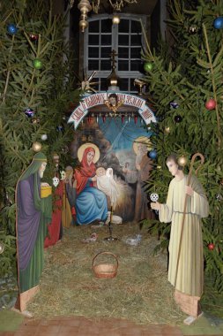 Manastırda Noel beşiği