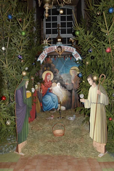 Berço Natal Mosteiro — Fotografia de Stock