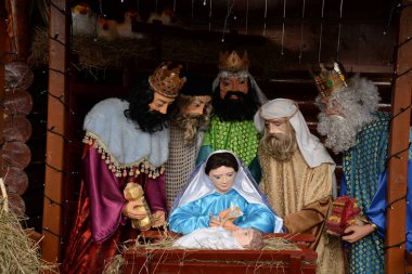 Manastırda Noel beşiği 